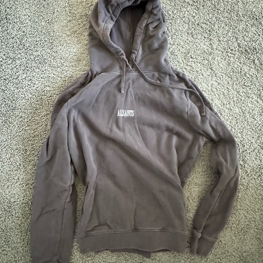 All Saints Gray Men's Hoodie